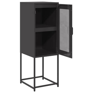 Schwarzes Sideboard 36x39x107 cm