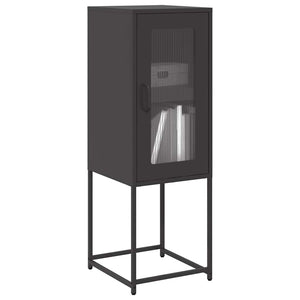 Schwarzes Sideboard 36x39x107 cm