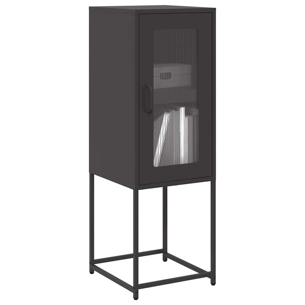 Schwarzes Sideboard 36x39x107 cm