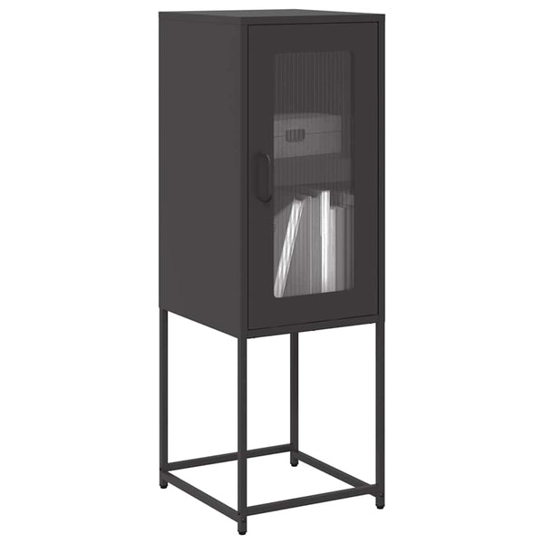 Schwarzes Sideboard 36x39x107 cm