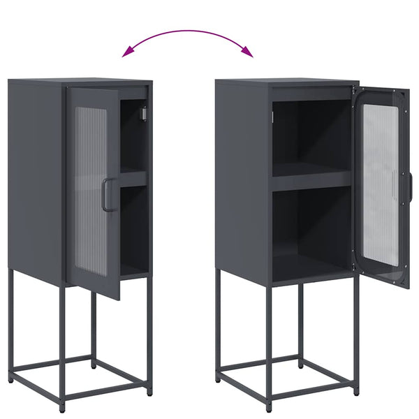 Anthrazit Sideboard 36x39x107 cm