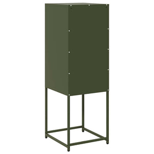 Olivgrünes Sideboard, 36x39x107 cm