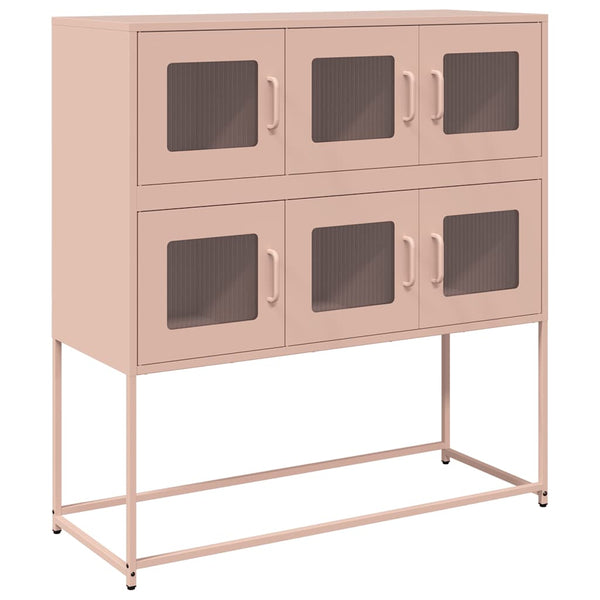 Rosa Sideboard, Stahl, 100,5 cm