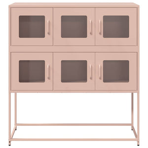Rosa Sideboard, Stahl, 100,5 cm