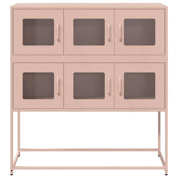 Rosa Sideboard, Stahl, 100,5 cm