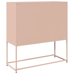 Rosa Sideboard, Stahl, 100,5 cm