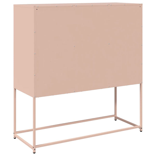 Rosa Sideboard, Stahl, 100,5 cm