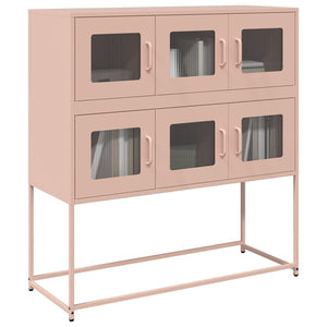 Rosa Sideboard, Stahl, 100,5 cm