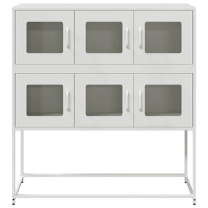 Weißes Sideboard 100,5 cm aus Stahl