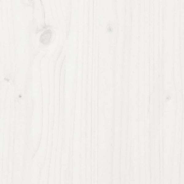Hochbett mit Schreibtisch Weiß 90x200 cm