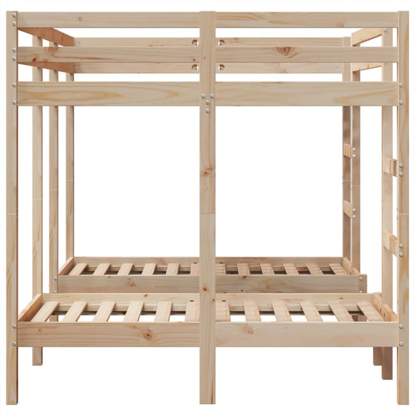 Dreifach-Etagenbett Kiefer 140x200/70x140 cm