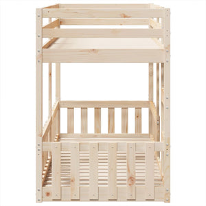Etagenbett Kiefer 90x200 cm Massivholz