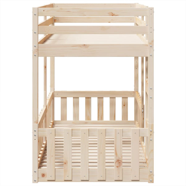 Etagenbett Kiefer 90x200 cm Massivholz