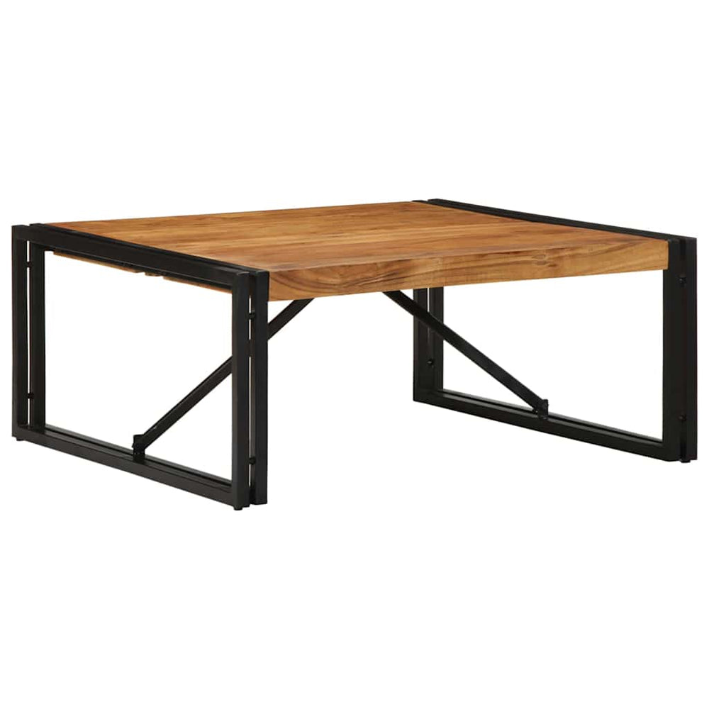 vidaXL Coffee Table 80x80x35 cm Solid Acacia Wood