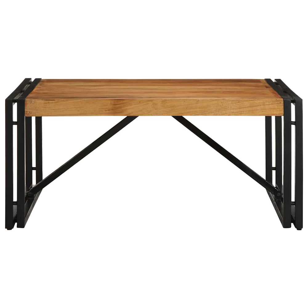 vidaXL Coffee Table 80x80x35 cm Solid Acacia Wood