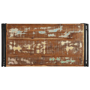 Mehrfarbiger Couchtisch Altholz 100x50 cm