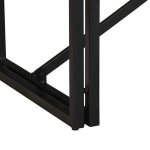 Mehrfarbiger Couchtisch Altholz 100x50 cm