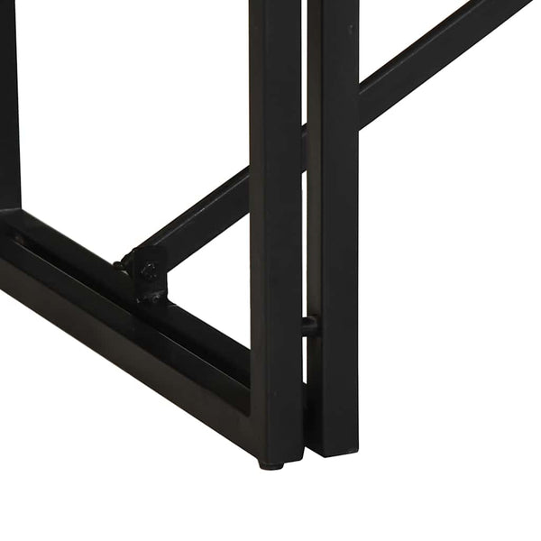 Mehrfarbiger Couchtisch Altholz 100x50 cm