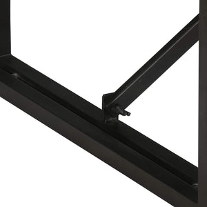 Mehrfarbiger Couchtisch Altholz 100x50 cm