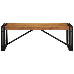 Couchtisch Akazie Massivholz 100x50 cm