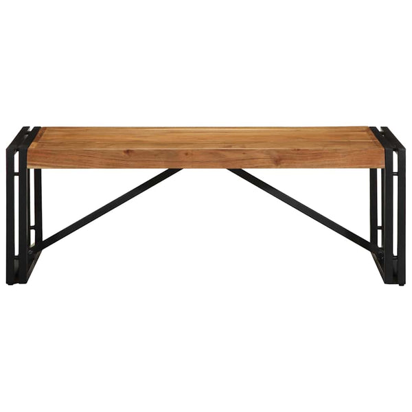 Couchtisch Akazie Massivholz 100x50 cm