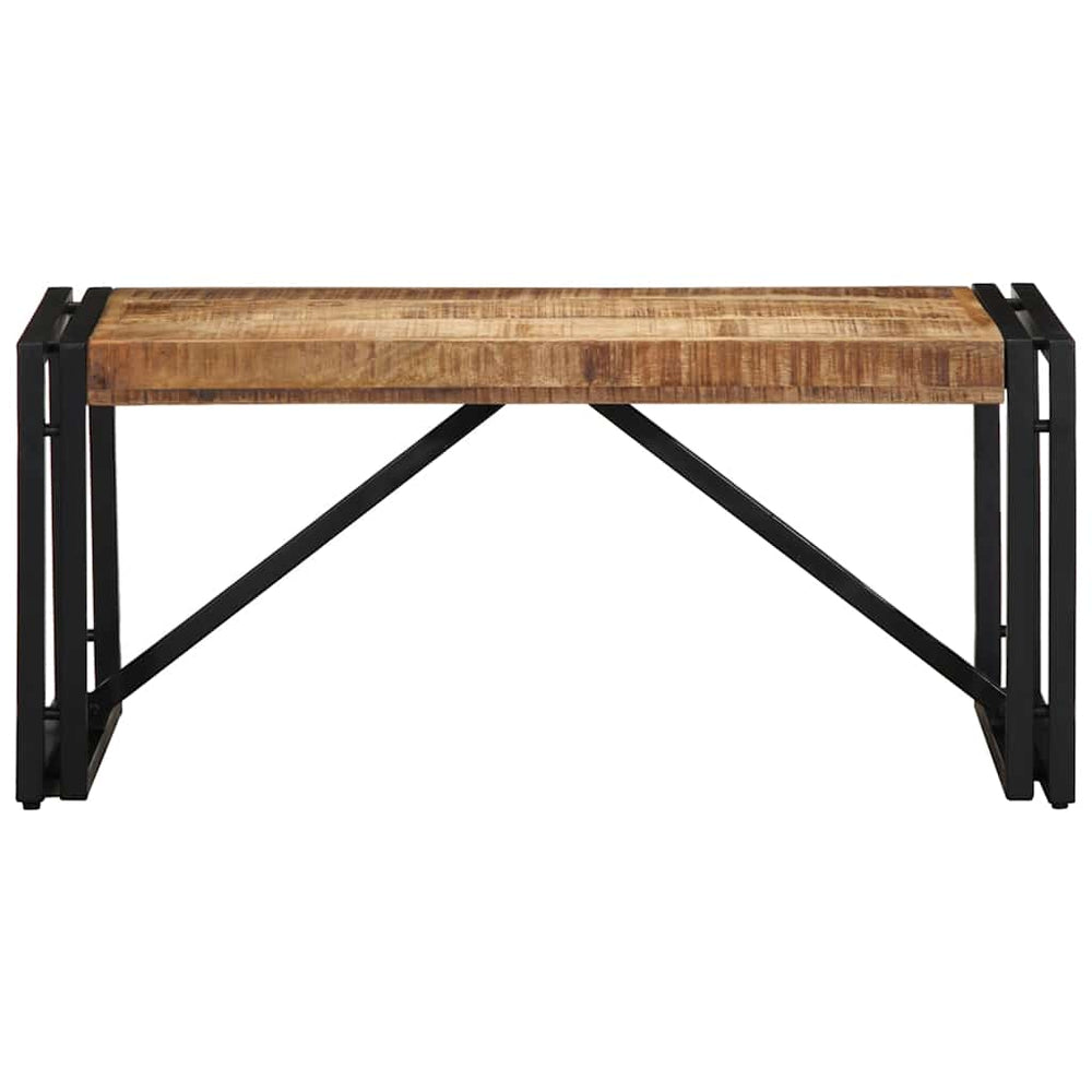 Couchtisch Mango Massivholz 80x40 cm