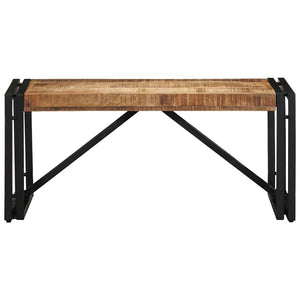 Couchtisch Mango Massivholz 80x40 cm