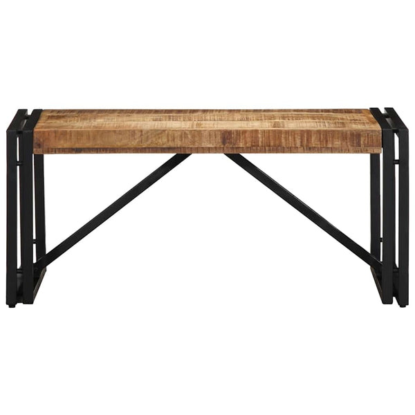 Couchtisch Mango Massivholz 80x40 cm