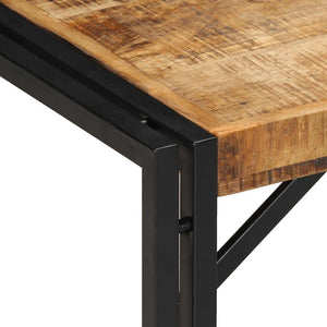 Couchtisch Mango Massivholz 80x40 cm