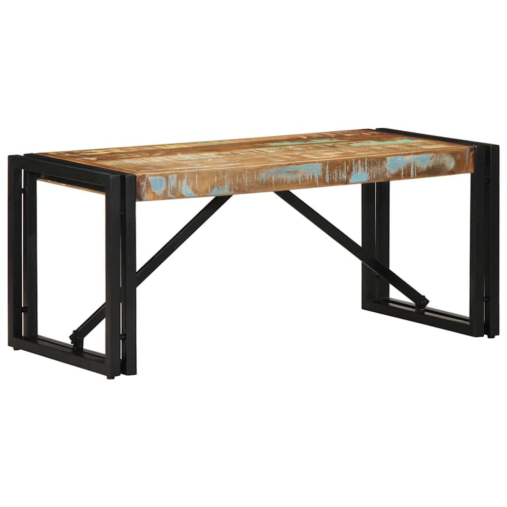 vidaXL Coffee Table Multicolored 80x40x35 cm Reclaimed Solid Wood