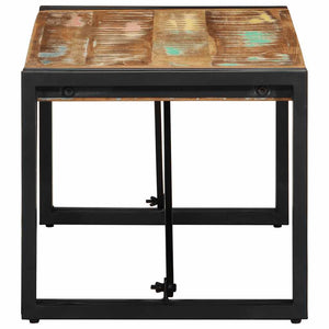 Mehrfarbiger Couchtisch Altholz 80x40 cm