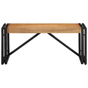 Couchtisch Akazie Massivholz 80x40 cm