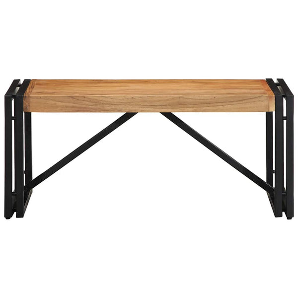 Couchtisch Akazie Massivholz 80x40 cm