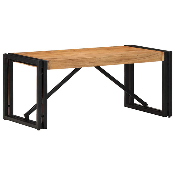 Couchtisch Akazie Massivholz 80x40 cm