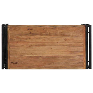 Couchtisch Akazie Massivholz 80x40 cm