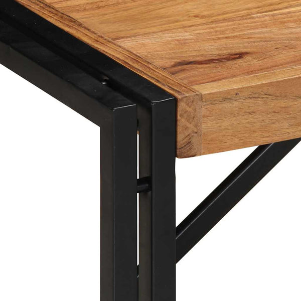 Couchtisch Akazie Massivholz 80x40 cm