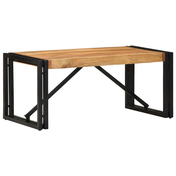 Couchtisch Akazie Massivholz 80x40 cm
