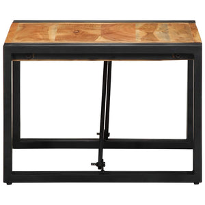 Akazie Couchtisch 50x50 cm Massivholz
