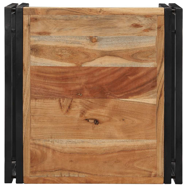 Akazie Couchtisch 50x50 cm Massivholz