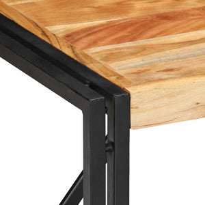 Akazie Couchtisch 50x50 cm Massivholz