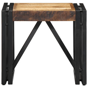 Couchtisch Mango Massivholz 40x40 cm