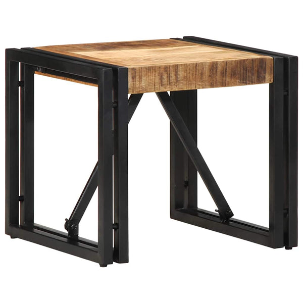Couchtisch Mango Massivholz 40x40 cm