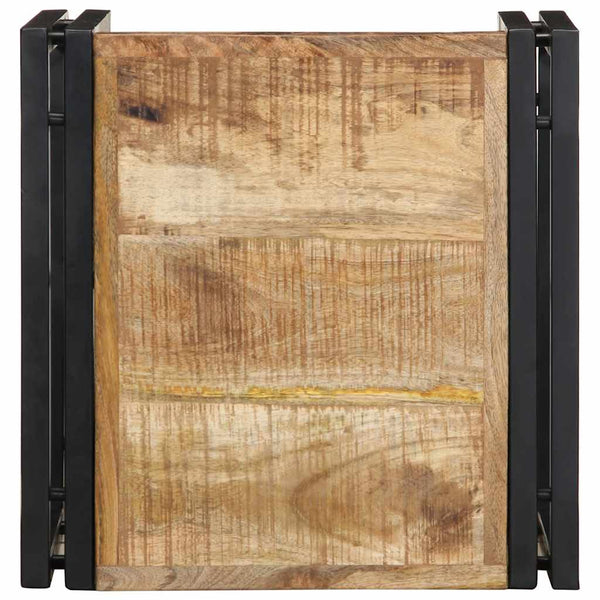 Couchtisch Mango Massivholz 40x40 cm