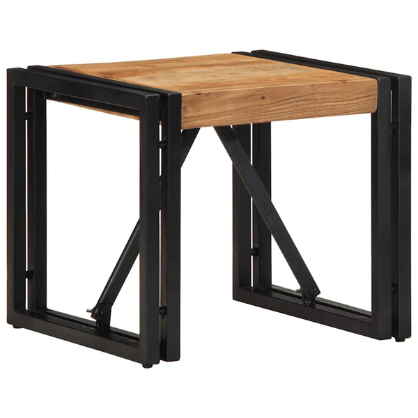Akazie Couchtisch 40x40x35 cm Massivholz