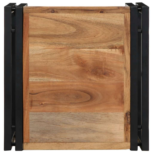 Akazie Couchtisch 40x40x35 cm Massivholz