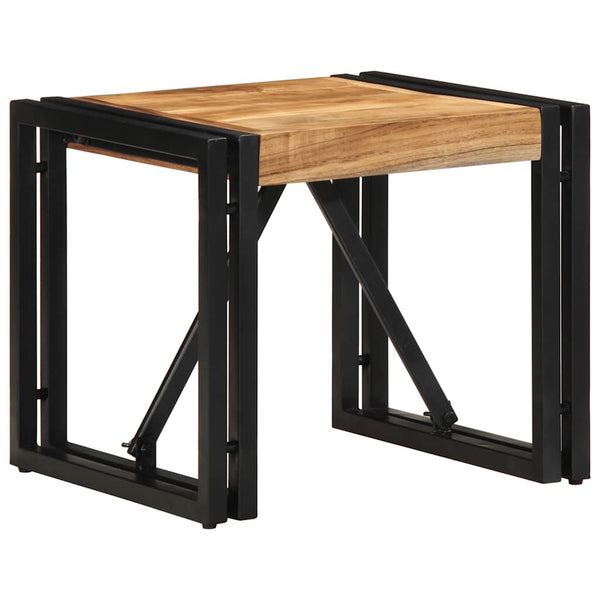 Akazie Couchtisch 40x40x35 cm Massivholz