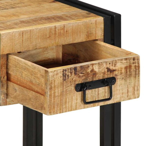 Nachttische 2er Set Mango Massivholz 40x35x50 cm
