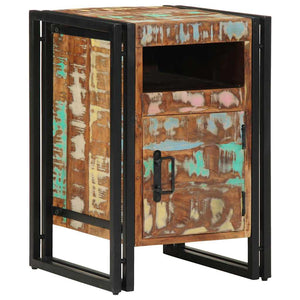Massivholz Nachttisch Altholz 40x40 cm