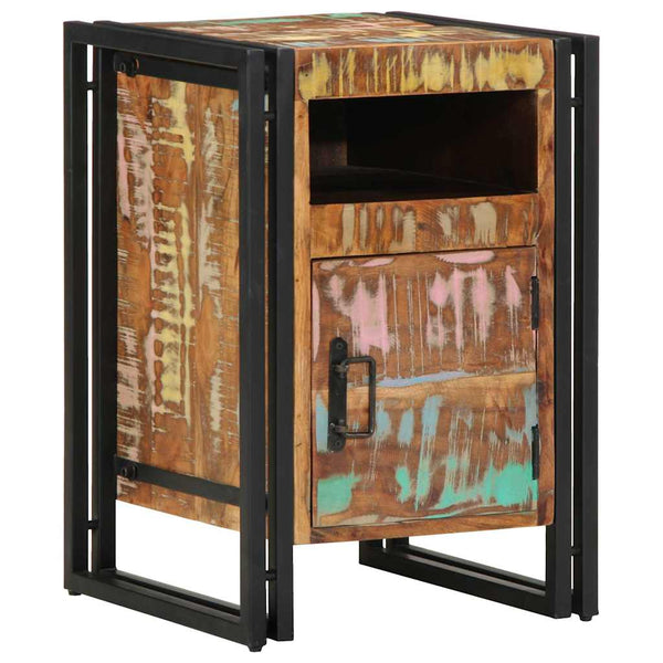 Massivholz Nachttisch Altholz 40x40 cm