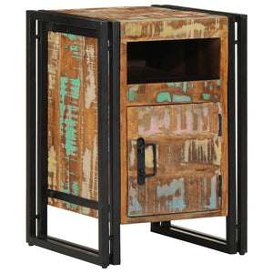 Massivholz Nachttisch Altholz 40x40 cm